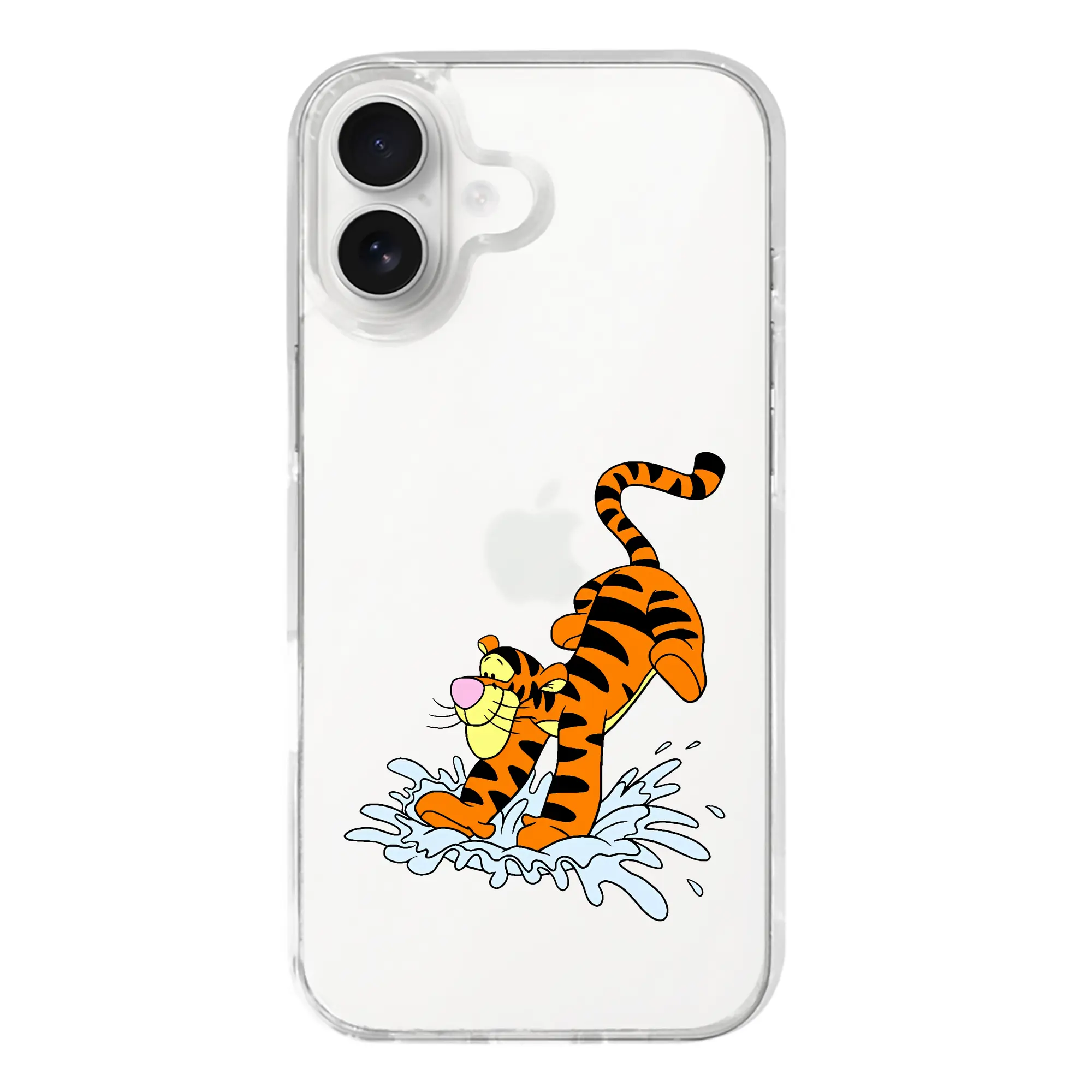 プーさん グッズ ティガー - iPhone 17シリーズ 透明スマホケース – 薄型・耐衝撃・精密フィット保護カバー